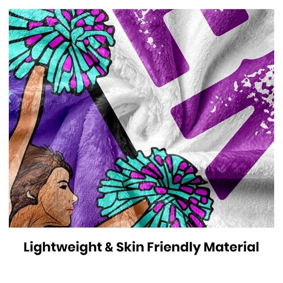 Colorful Cheer Life Blanket 60*50 In - Picture 5 of 6